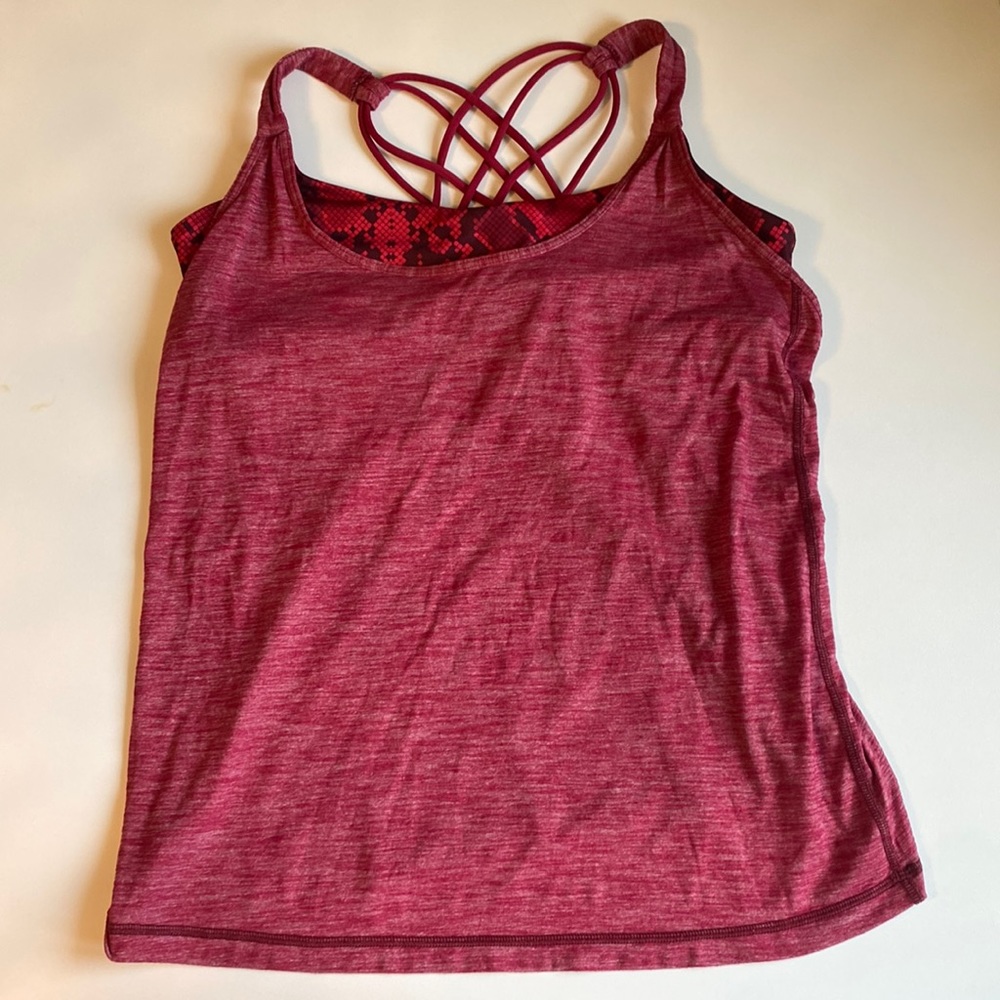 Red Lululemon top